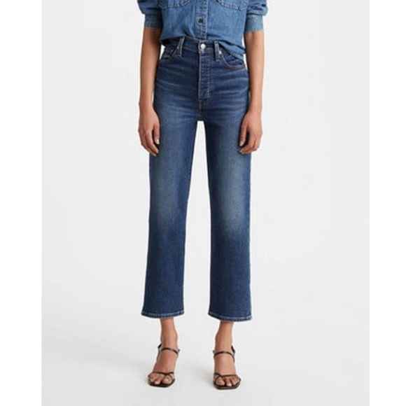 Levi's Denim - Levis Ribcage Straight Jeans in Pick a Draw Size 30